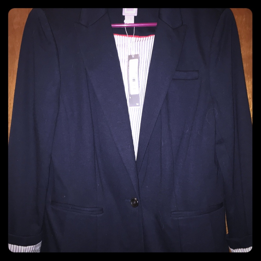 Navy blue blazer